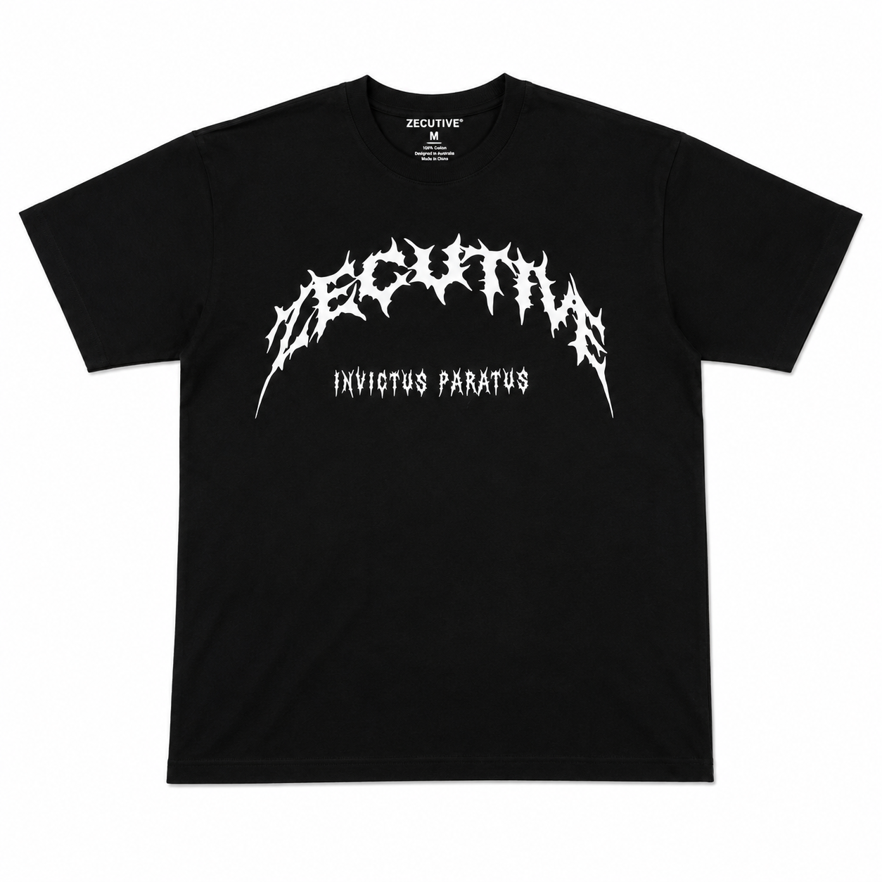 Invictus Oversized Tee - Black