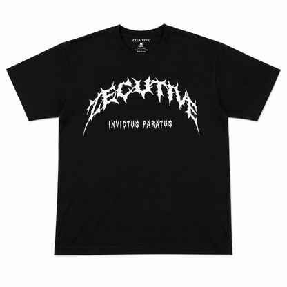 Invictus Oversized Tee - Black