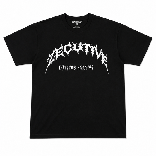 Invictus Oversized Tee - Black
