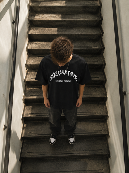 Invictus Oversized Tee - Black